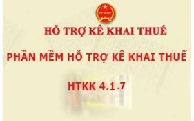 Phần mềm HTKK 4.1.7 hỗ trợ kê khai thuế HTKK mới nhất 2019